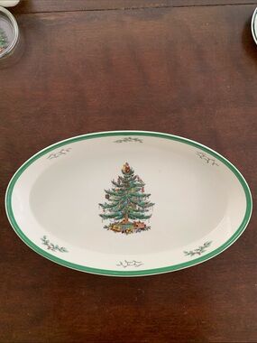Spode Christmas Tree Oval Baking Dish